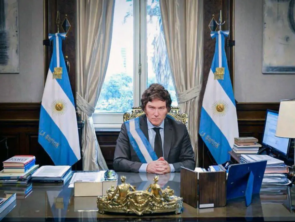 Javier Milei el Nuevo Presidente de la República Argentina